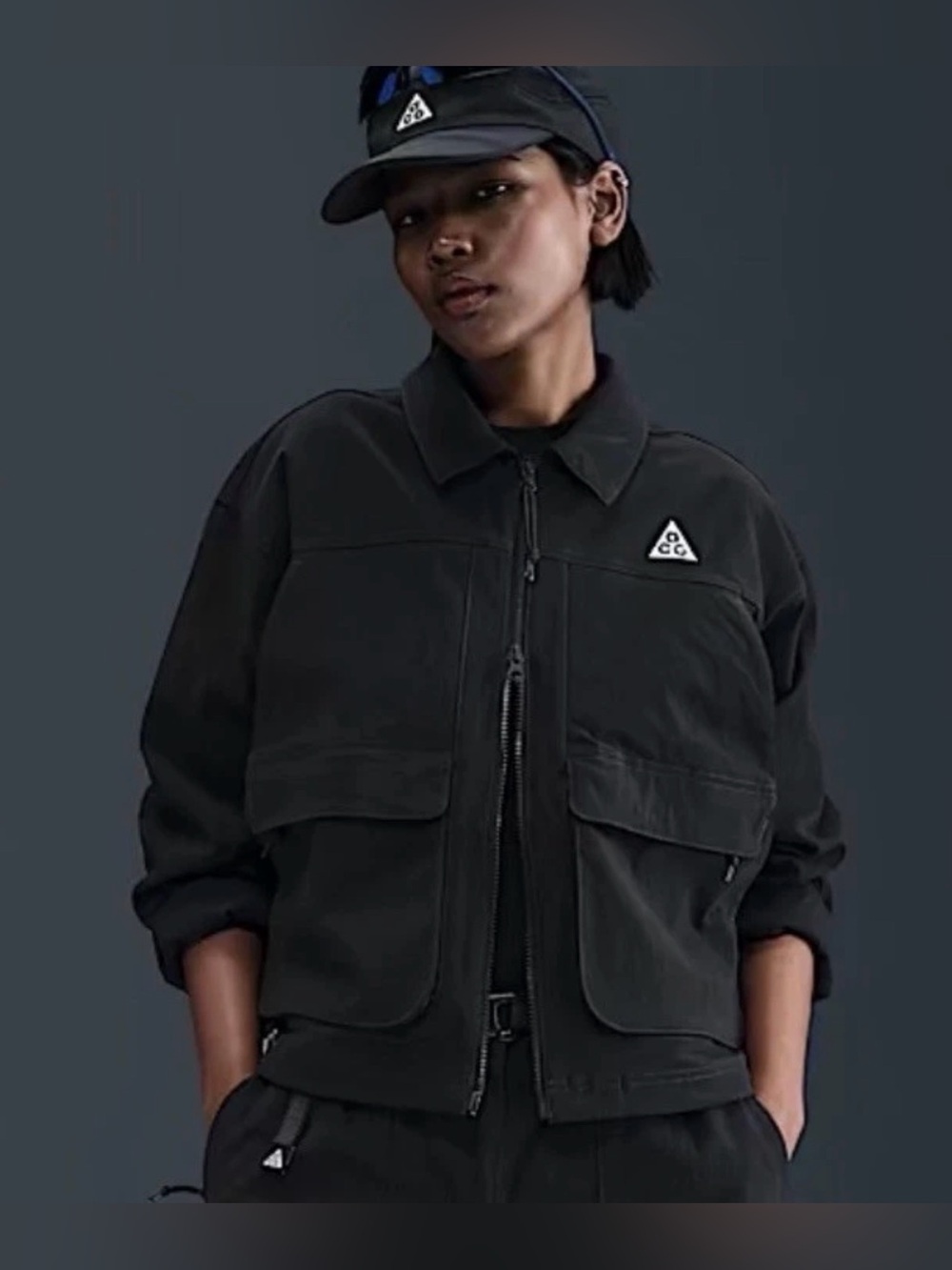 Nike ACG "Smith Summit" Women's UV-Resistant Black Jacket Size- Small